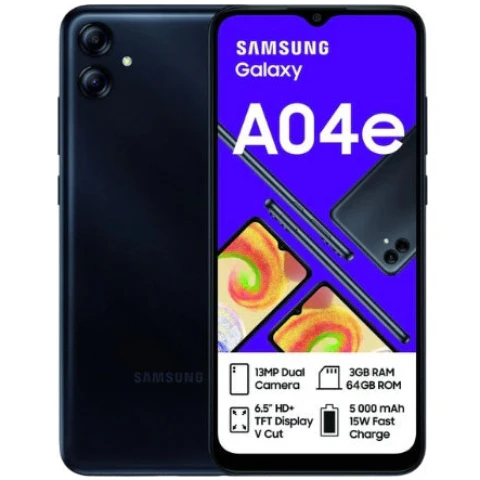Samsung Galaxy A04e 32GB Smartphone – 6.5” LCD HD+ Display